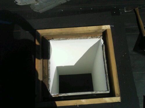 Skylight Curb Resizing-Roofing Contractor Raleigh NC 27615